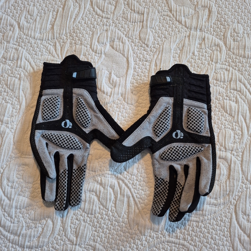 Pearl Izumi women's Medium Cyclone padded palm gloves GUC